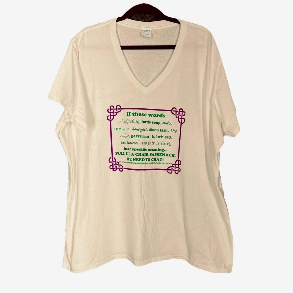 Outlander T Shirt Womens 4XL JAMMF Mac Duh James Fraser Bear Killer